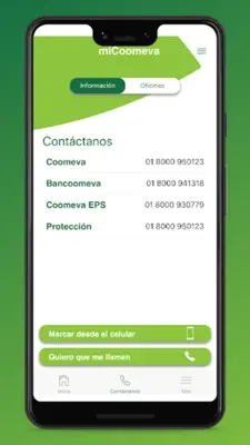 Mi Coomeva android App screenshot 1